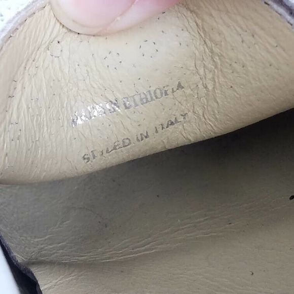 VanEli Loafer Flats Ivory White 9.5 Driving Shoes Moccasin Perforated Leather - Picture 8 of 9